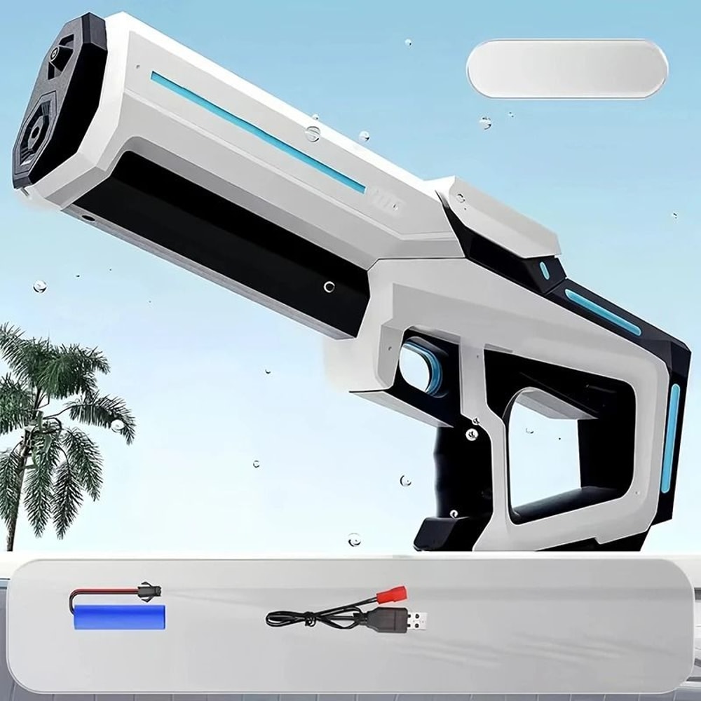 Electric Water Gun Automatic Water Blaster High Power Rechargeable Outdoor Toy 4