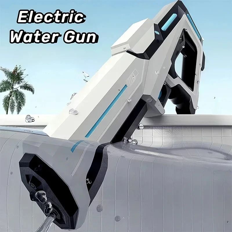Electric Water Gun Automatic Water Blaster High Power Rechargeable Outdoor Toy 11