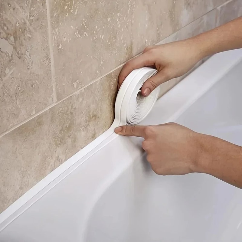 Waterproof Sealing Tape For Bathroom Self Adhesive Sink Shower And Bathtub Gap Cover 0