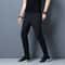 Mens Slim Fit Casual Pants Elastic Waist Straight Jogger Trousers 2