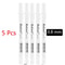 White Gel Pen Marker Set Waterproof Paint Markers For Art Craft And DIY 6