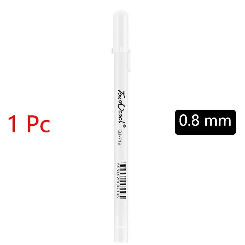 White Gel Pen Marker Set Waterproof Paint Markers For Art Craft And DIY 0