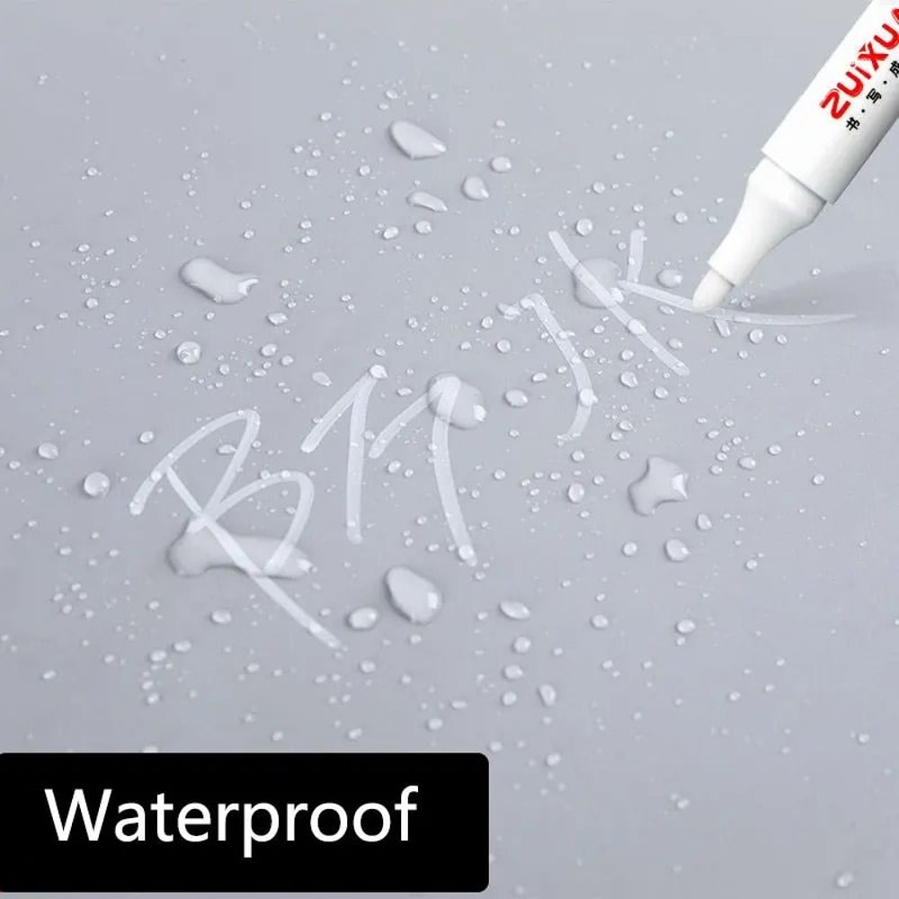 White Gel Pen Marker Set Waterproof Paint Markers For Art Craft And DIY 14