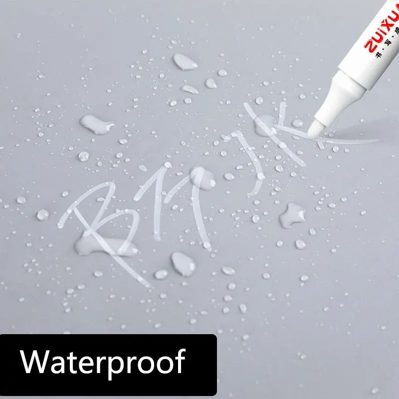 White Gel Pen Marker Set Waterproof Paint Markers For Art Craft And DIY 14