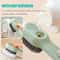 Multifunction Shoe Cleaning Brush With Liquid Dispenser Long Handle Soft Bristle Scrubber 5