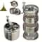 Manual Spice Grinder For Nutmeg Pepper And Rock Salt Heavy Duty Kitchen Crusher 0