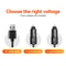 Triple Head Car Fan 360 Adjustable USB 12V Cooling Fan Silent Air Circulator 8