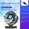 Triple Head Car Fan 360 Adjustable USB 12V Cooling Fan Silent Air Circulator 1