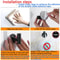 Stainless Steel Adhesive Wall Hook Heavy Duty Towel And Robe Holder 6