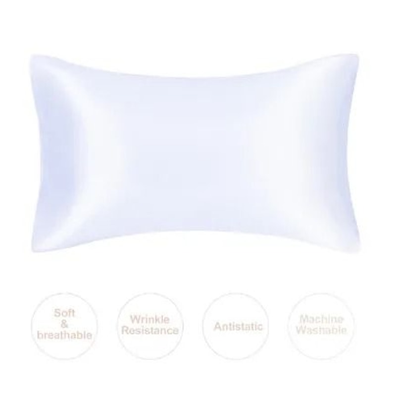 Mulberry Silk Pillowcase Soft Silky Satin Pillow Cover For Hair And Skin Care 5