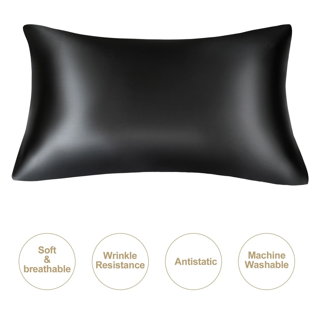 Mulberry Silk Pillowcase Soft Silky Satin Pillow Cover For Hair And Skin Care 3
