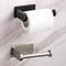 Adhesive Toilet Paper Holder Wall Mounted Bathroom Tissue Rack Organizer 12