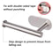Adhesive Toilet Paper Holder Wall Mounted Bathroom Tissue Rack Organizer 13