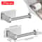 Adhesive Toilet Paper Holder Wall Mounted Bathroom Tissue Rack Organizer 10
