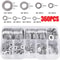 Stainless Steel Washer Assortment Kit M2 To M12 Flat Washers For Screws And Bolts 2