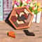 Wooden Geometric Puzzle Board Educational Brain Teaser Toy For Kids 5