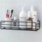 Metal Floating Wall Shelf Bathroom Organizer Kitchen Storage Rack 3