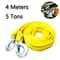 Heavy Duty Car Tow Cable High Strength Towing Strap With Hooks For Emergency Road Recovery 1