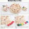 Wooden Memory Matching Game Montessori Educational Color Matching Toy For Kids 4