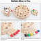 Wooden Memory Matching Game Montessori Educational Color Matching Toy For Kids 4