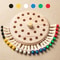 Wooden Memory Matching Game Montessori Educational Color Matching Toy For Kids 6
