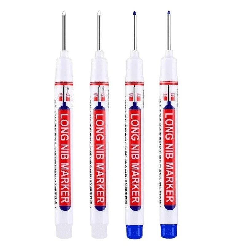 Deep Hole Long Nib Marker Set Precision Construction Marker For Wood Metal And DIY Projects 11