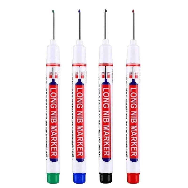 Deep Hole Long Nib Marker Set Precision Construction Marker For Wood Metal And DIY Projects 13