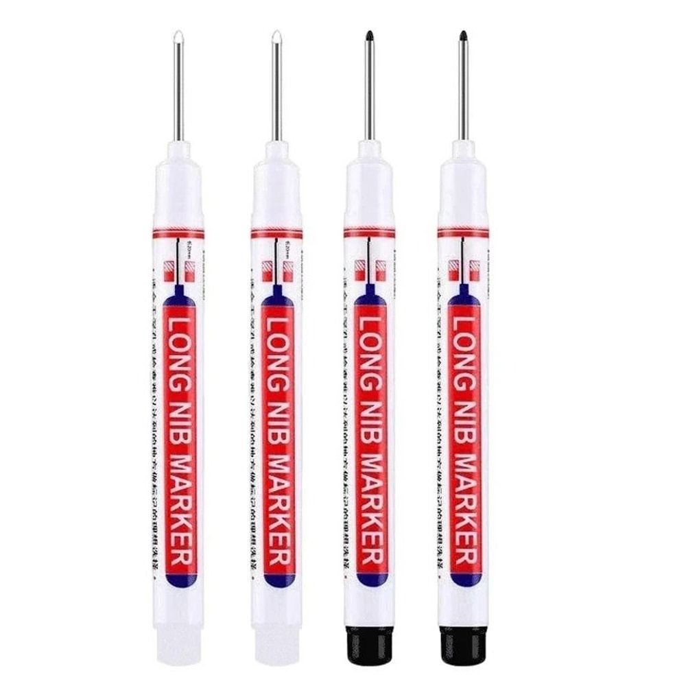Deep Hole Long Nib Marker Set Precision Construction Marker For Wood Metal And DIY Projects 14
