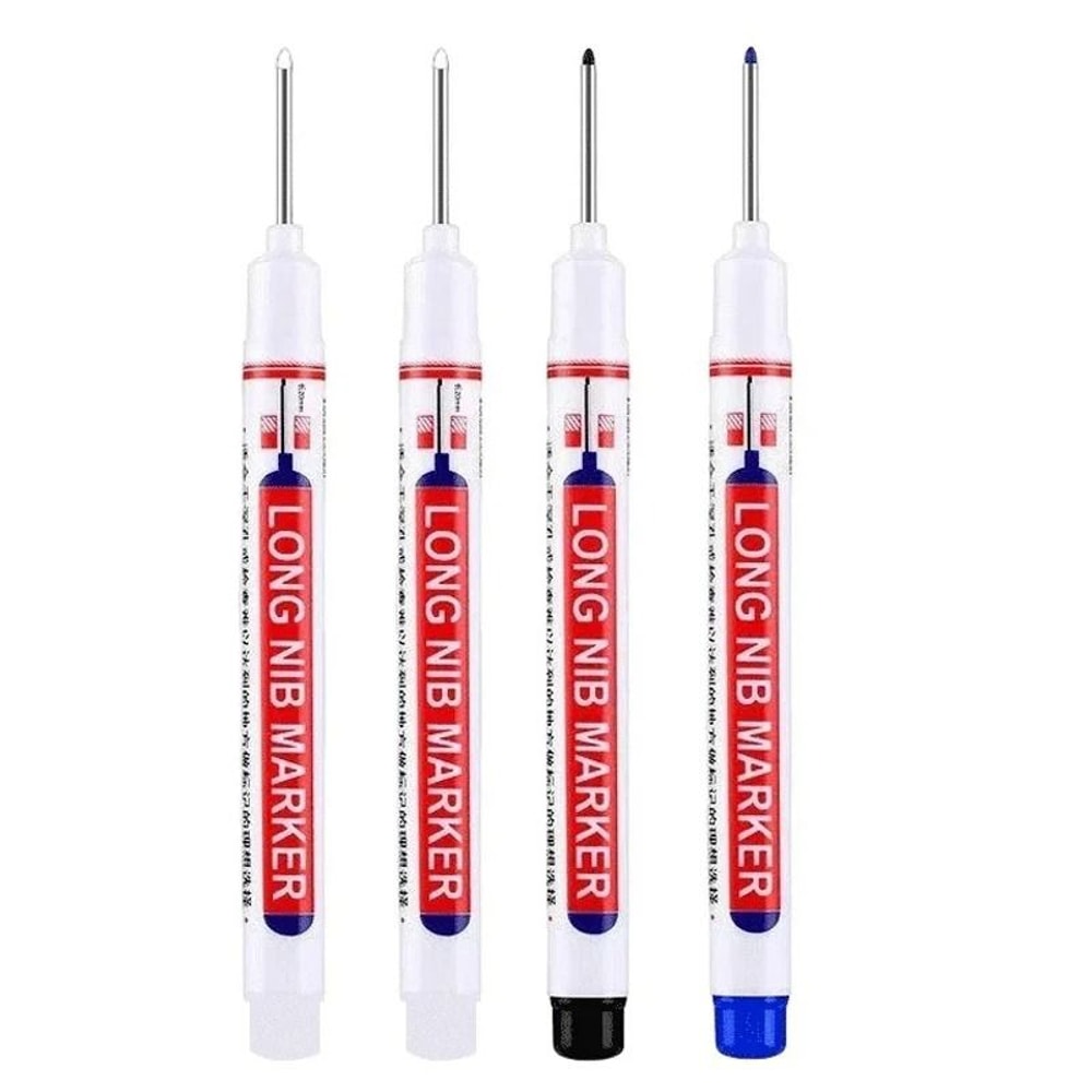 Deep Hole Long Nib Marker Set Precision Construction Marker For Wood Metal And DIY Projects 5