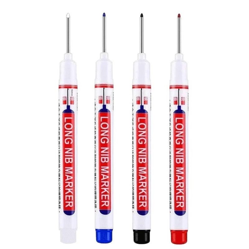 Deep Hole Long Nib Marker Set Precision Construction Marker For Wood Metal And DIY Projects 17
