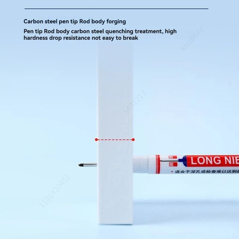 Deep Hole Long Nib Marker Set Precision Construction Marker For Wood Metal And DIY Projects 26