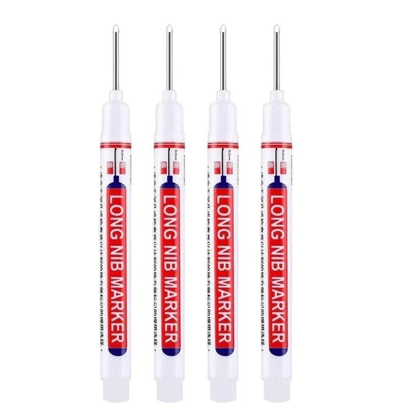 Deep Hole Long Nib Marker Set Precision Construction Marker For Wood Metal And DIY Projects 21