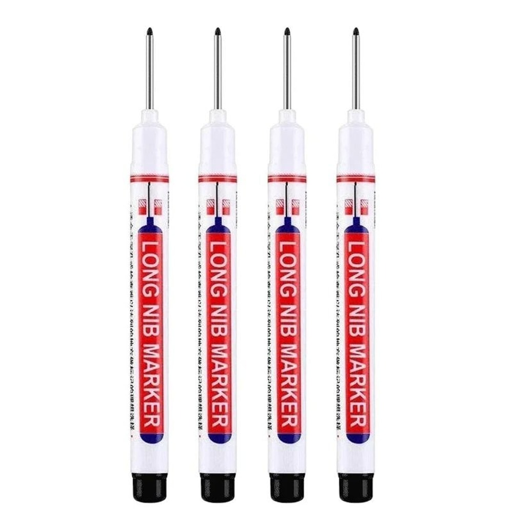 Deep Hole Long Nib Marker Set Precision Construction Marker For Wood Metal And DIY Projects 22