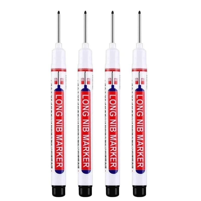 Deep Hole Long Nib Marker Set Precision Construction Marker For Wood Metal And DIY Projects 22
