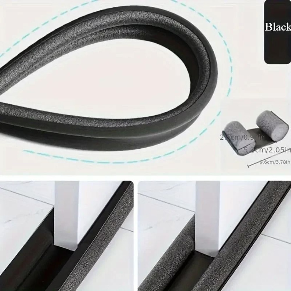 Door Sealing Strip Draft Stopper Soundproof Weather Stripping For Door Gap Protection 8