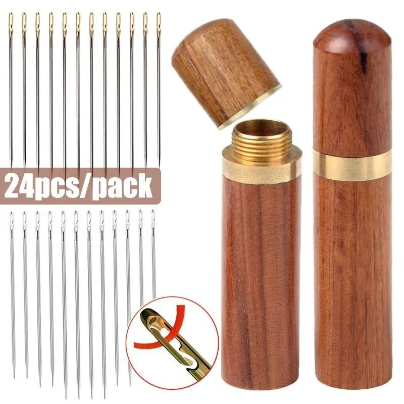 Self Threading Sewing Needles Set Automatic Easy Thread Needles For Hand Sewing And DIY Crafts 5