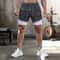 Mens 2 In 1 Workout Shorts Quick Dry Running Gym Shorts With Inner Liner 12