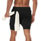 Mens 2 In 1 Workout Shorts Quick Dry Running Gym Shorts With Inner Liner 6