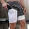 Mens 2 In 1 Workout Shorts Quick Dry Running Gym Shorts With Inner Liner 8
