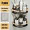 No Drill Bathroom Shelf Wall Mounted Shower Corner Rack Aluminum Storage Organizer 14