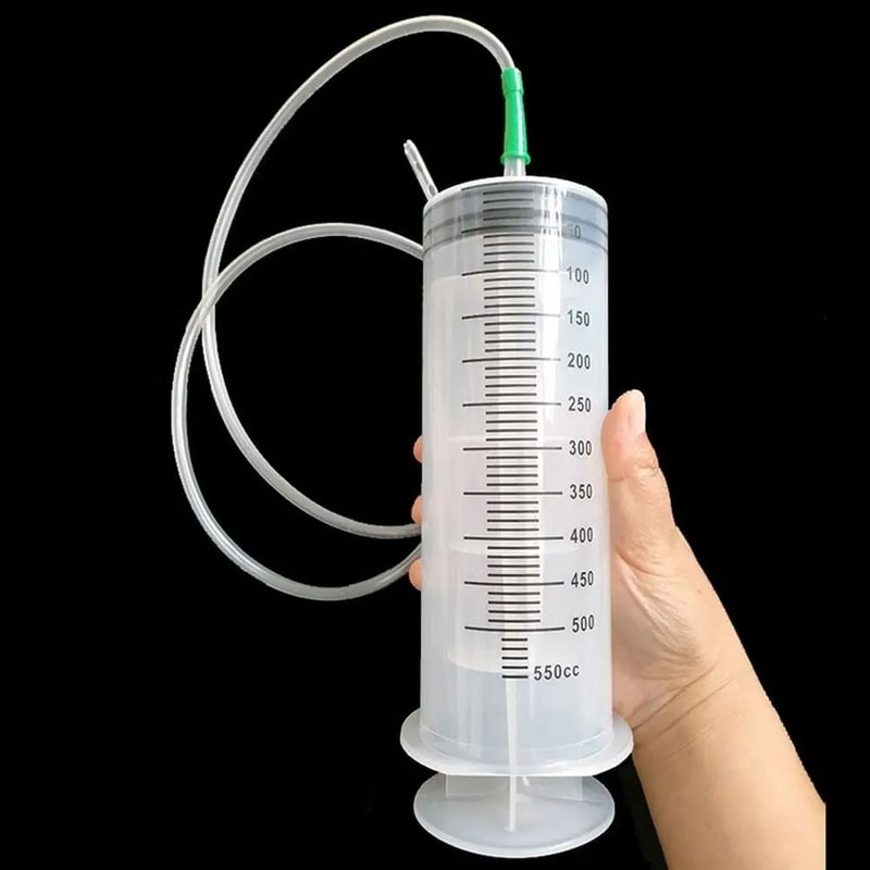 Large Capacity Syringe Pump With Hose Oil Transfer Pet Feeding And Hydroponic Measuring Tool 8