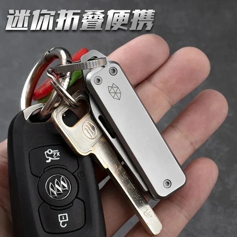 Mini Folding Pocket Knife Portable Stainless Steel Keychain Knife For Everyday Use 5