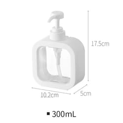 large capacity laundry detergent dispenser bottle refillable liquid soap and shampoo pump container