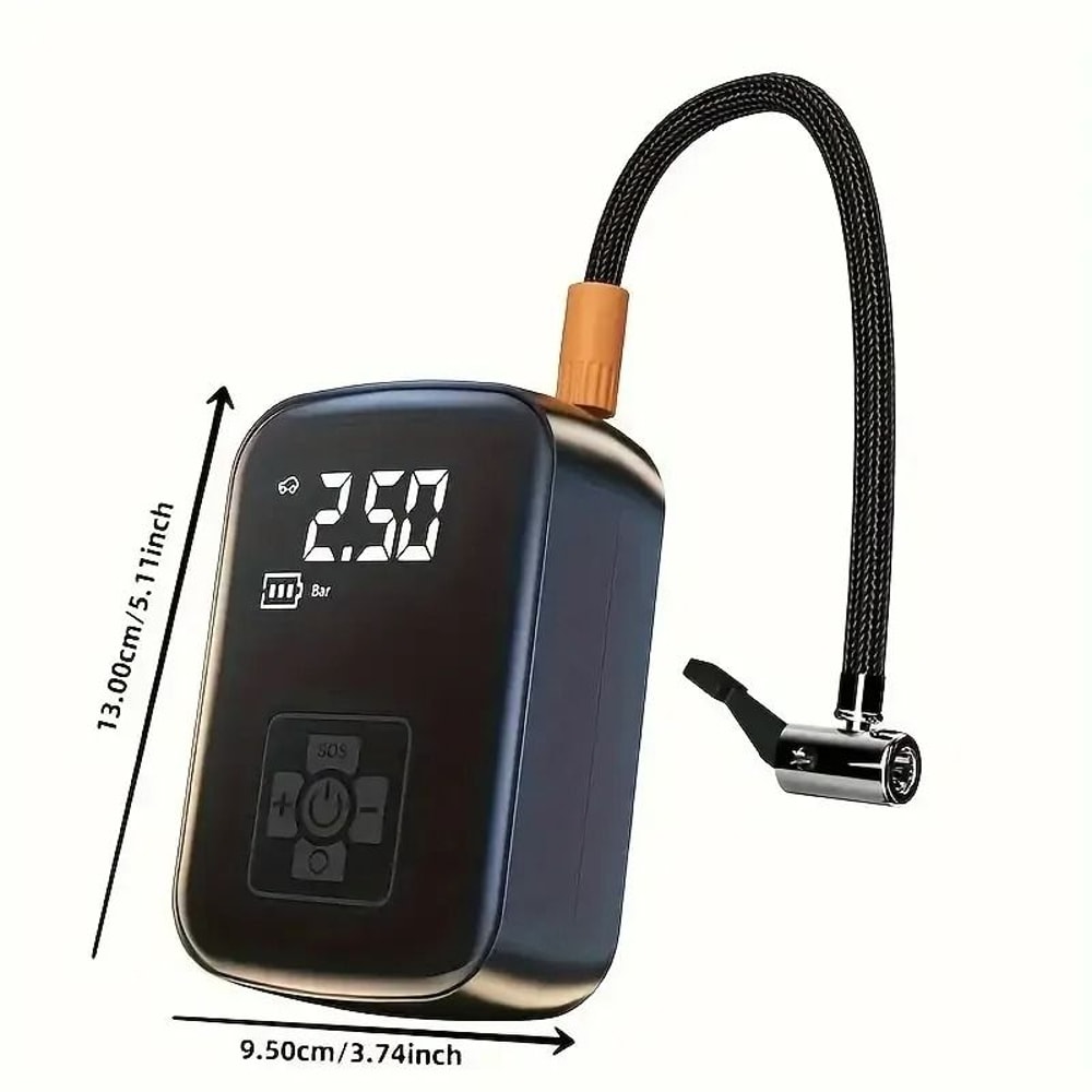 Wireless Portable Air Compressor Electric Tire Inflator Pump For Car Bike And More 6