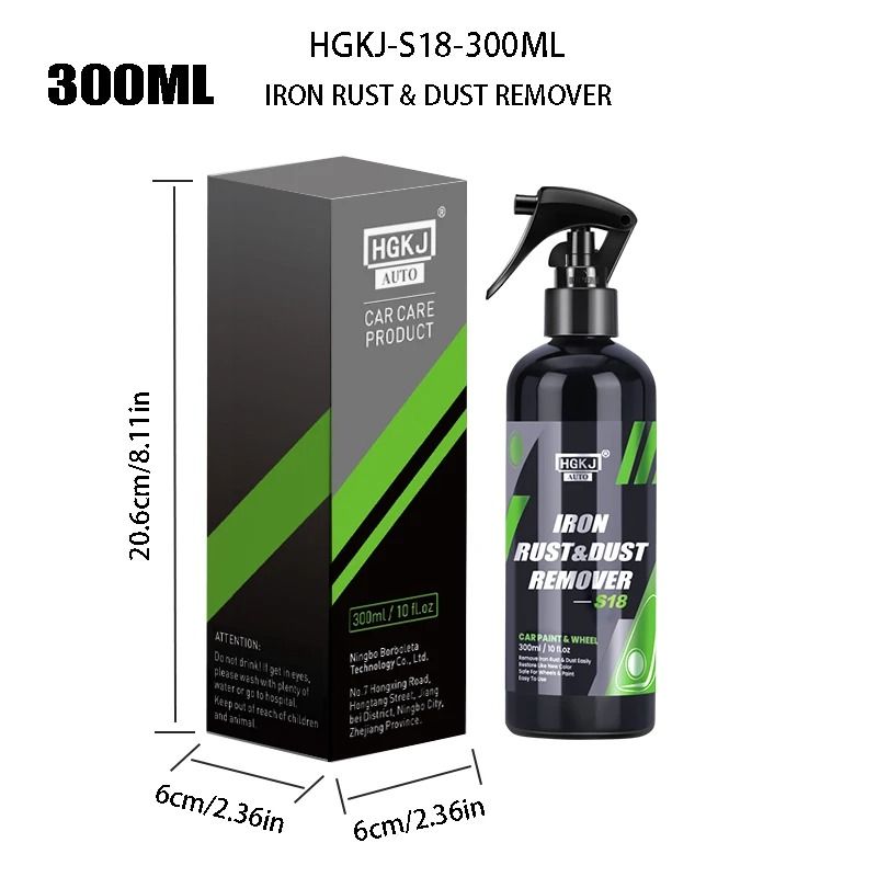 Car Iron Remover Spray Wheel Cleaner Rust Dust Remover For Paint And Rims 3
