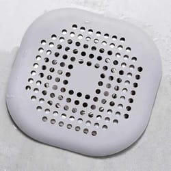 silicone drain hair catcher cover bathroom shower drain filter protector