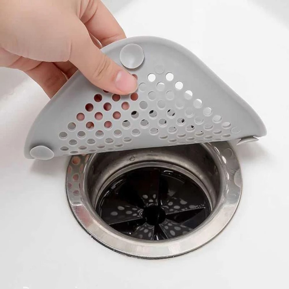 Silicone Drain Hair Catcher Cover Bathroom Shower Drain Filter Protector 12