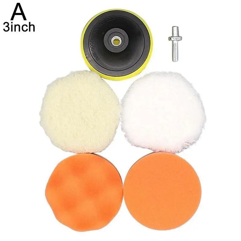 Car Polishing Pad Wool Buffing Pad For Polisher And Drill Waxing And Detailing 1