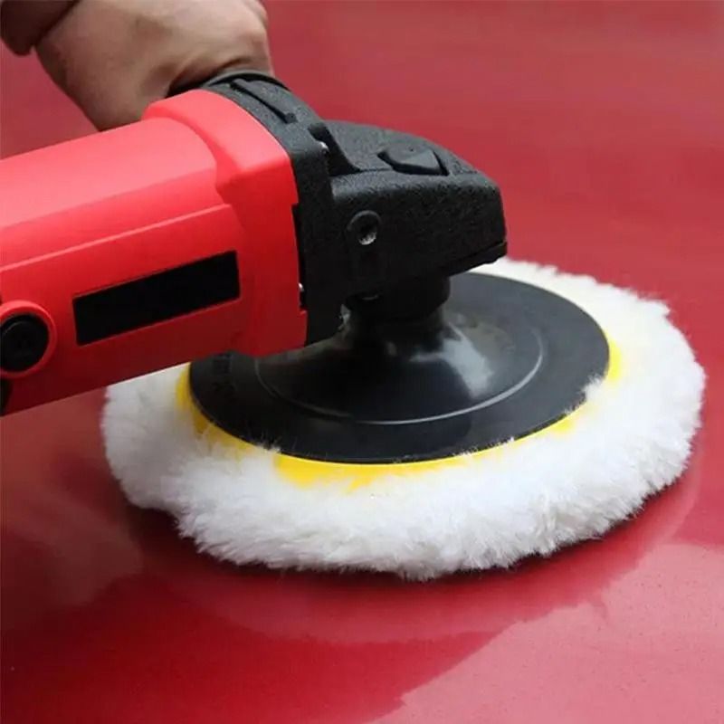 Car Polishing Pad Wool Buffing Pad For Polisher And Drill Waxing And Detailing 8