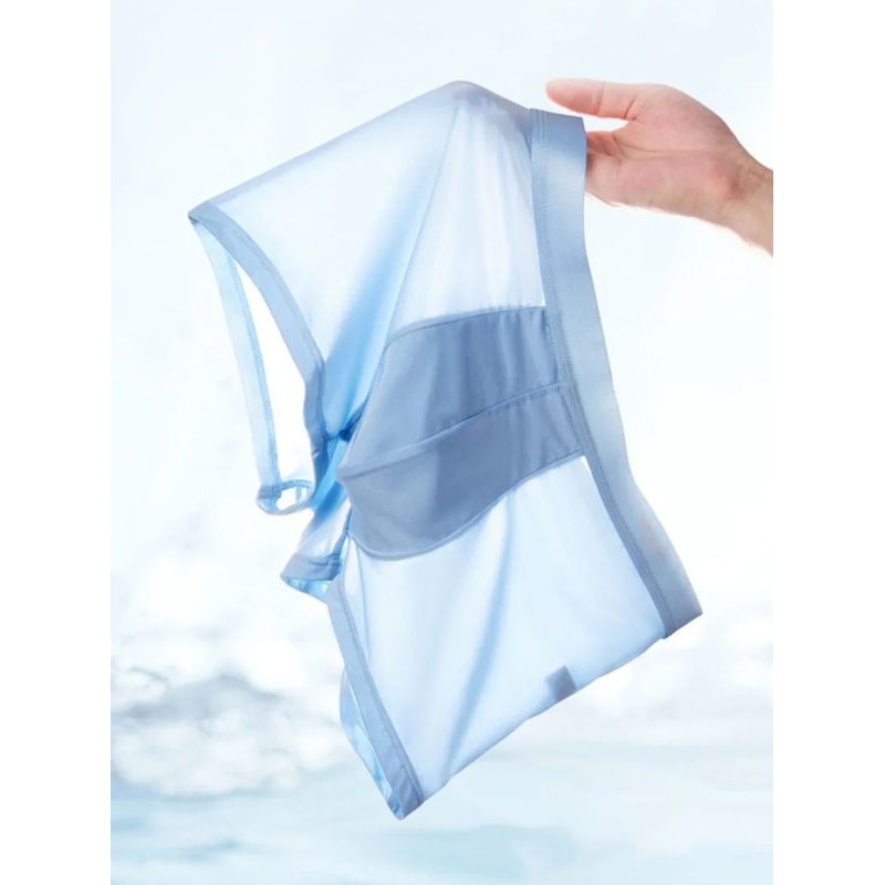 Mens Ice Silk Boxer Shorts Breathable Cooling Lightweight Underwear Set 15